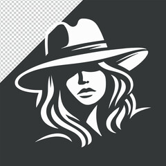 Women fashion shop and beauty business Logo vector EPS10 illustration, Generative Ai