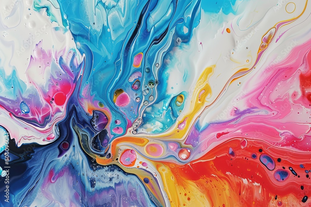 Poster immerse yourself in the captivating world of abstract art, where conventional boundaries blur and ar