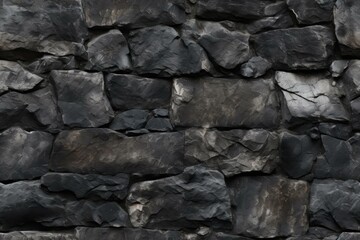 Dark rough texture of a brick wall