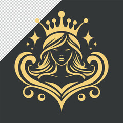 Fototapeta premium Women fashion shop and beauty business Logo vector EPS10 illustration, Generative Ai