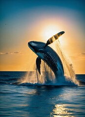 dolphins in the sea