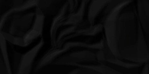 Dark black crumple paper wrinkled poster template ,blank glued creased paper texture background. black paper crumpled backdrop background. used for cardboard.	
