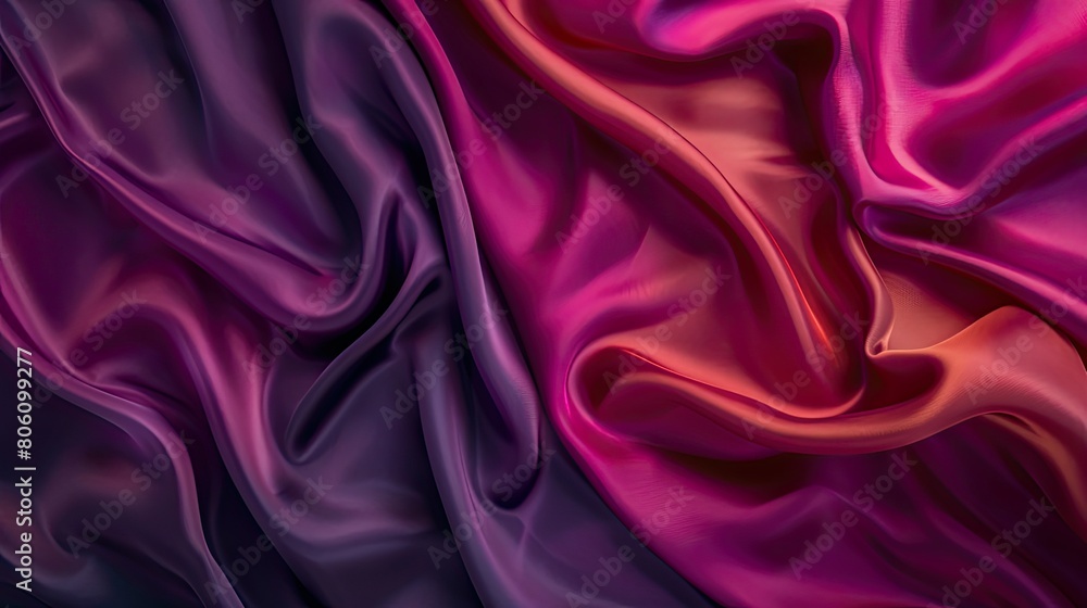 Sticker abstract wavy, silk background colorful gradient