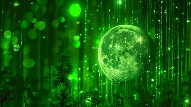 Matrix Display Moon Graph Photomatrix-Bilder: Stock-Fotos & -Videos. | Adobe Stock