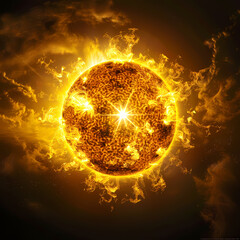 sun and planet