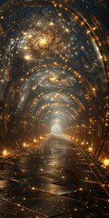 A journey through a tunnel of stars