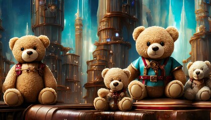 teddy bears in a box - 806116850