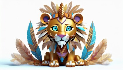 lion head mascot - 806117244