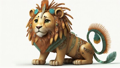 lion head mascot - 806117251