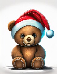 christmas teddy bear - 806117484