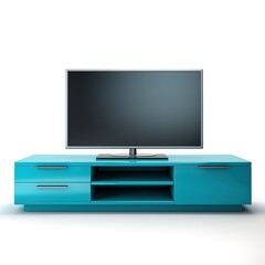 Entertainment center blue