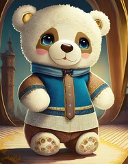 teddy bear with box - 806117861