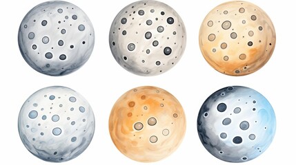 Mercury craters, detailed craters on Mercury