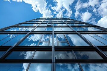 Obraz premium AI-generated illustration of a vibrant retro brick building facade. Beautiful simple AI generated image in 4K, unique.