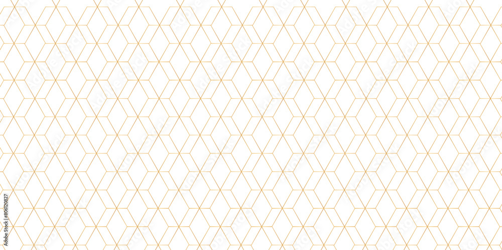 Poster abstract golden linear graphic ornament. arabian stylish seamless pattern on white background. creat
