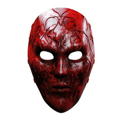 scary red mask