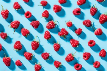 Close-up of vibrant red raspberries with intricate textures on a dark background. Phone wallpaper....