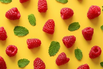 Variety of berries wallpaper - ai generative. Beautiful simple AI generated image in 4K, unique.