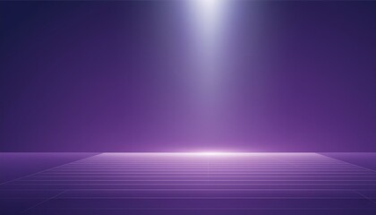 Fototapeta premium gradient lavender to purple, light up for darkness, creative concept, minimalism, abstract art background with copy space; light in the middle, soft focus and bright lighting in the scene