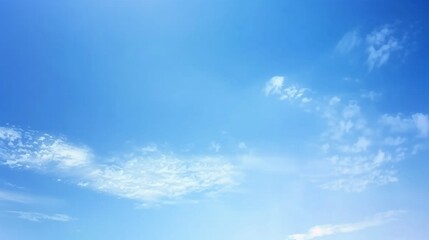 Fototapeta premium Minimalist HD Blue Sky Background