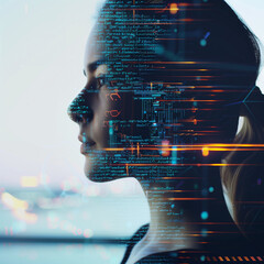 Person with code
