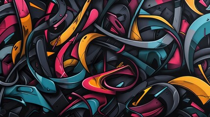 Add an edgy touch with this flat dark black abstract background