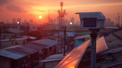 solar-powered CCTV cameras, offering eco-friendly security solutions tailored for remote areas and urban environments.
