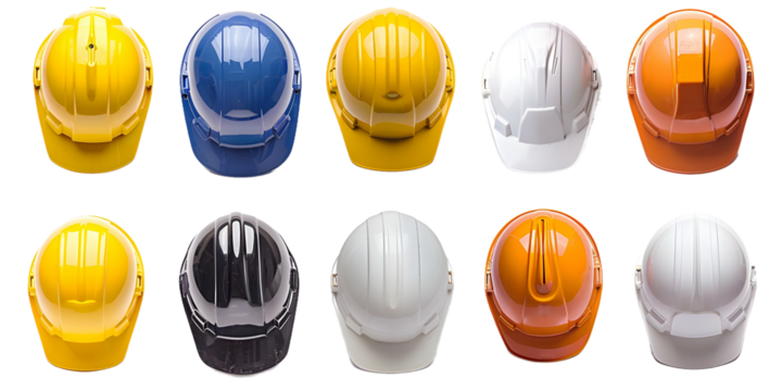 Safety Helmets Construction Protective Gear Colors