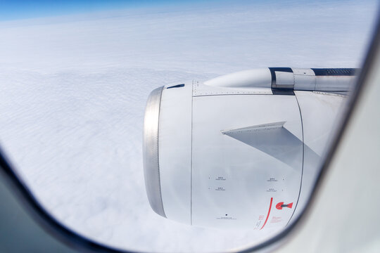 CFM LEAP-1C engine on COMAC C919 airplane at Chengdu Tianfu Airport in China