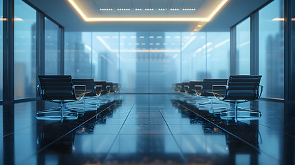 Ultra Realistic Business Center Emblem - A Conceptual Photo Stock Image