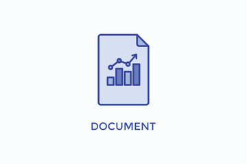 Document Vector Icon Or Logo Sign Symbol Illustration