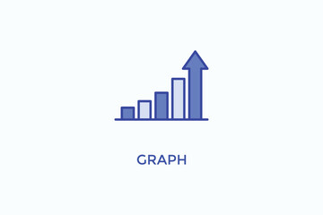 Graph Vector Icon Or Logo Sign Symbol Illustration