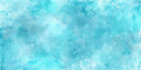 Obraz premium Abstract blue watercolor background, Blue turquoise abstract watercolor, blue watercolor splash banner