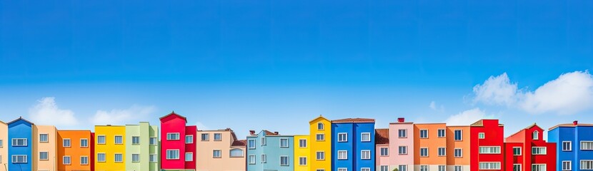 Eye-Catching Design: Colorful Bay Windows Enhance the Exterior of Residential Complex