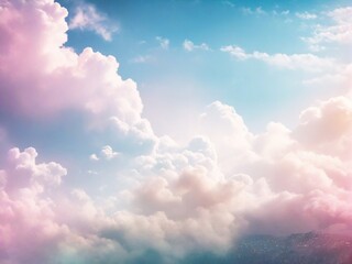 blue sky with clouds