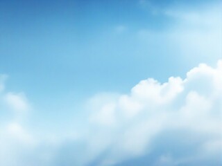 Obraz premium blue sky with clouds
