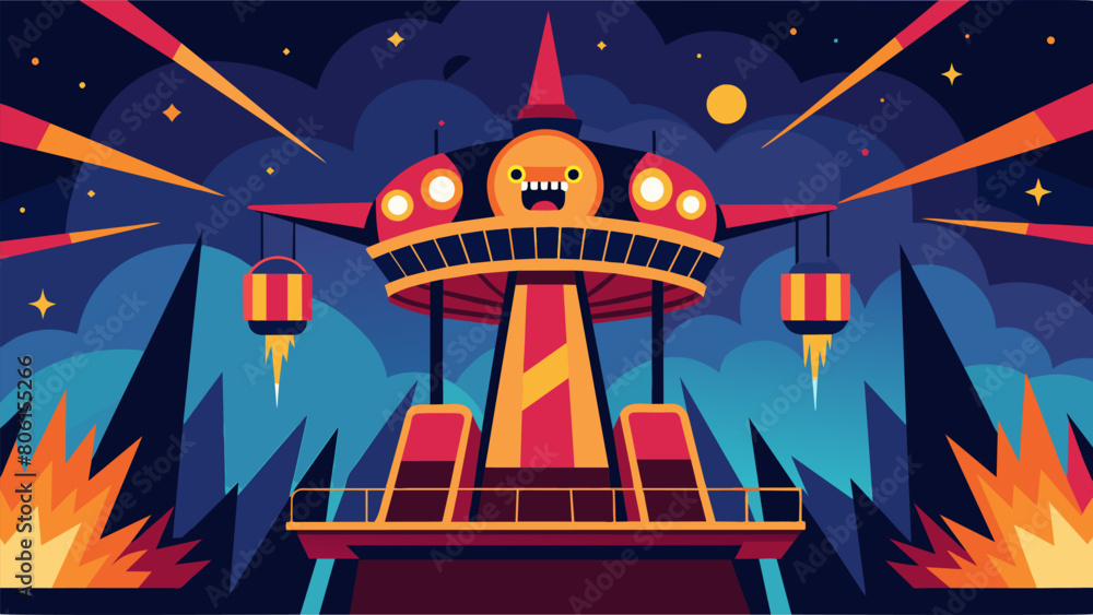 Aufkleber the ride features flashing lights and intense visuals making it difficult for riders to keep track o