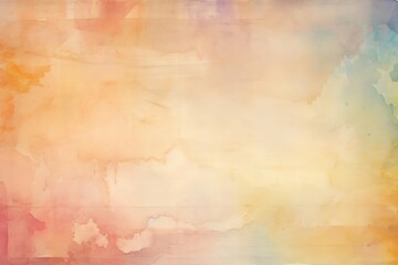 Colorful abstract watercolor background. Yellow, orange, pink and blue.