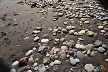 stones on the beach