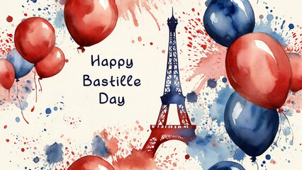 Fourteenth of July celebration Bastille day
