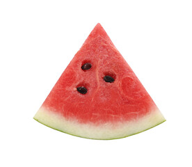 Red watermelon sliced on transparent png