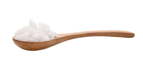 salt in a spoon on transparent png