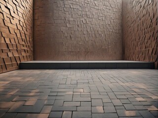 Fototapeta premium room with wall
