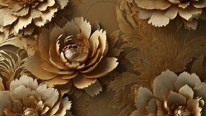 Luxury gold oriental style background
