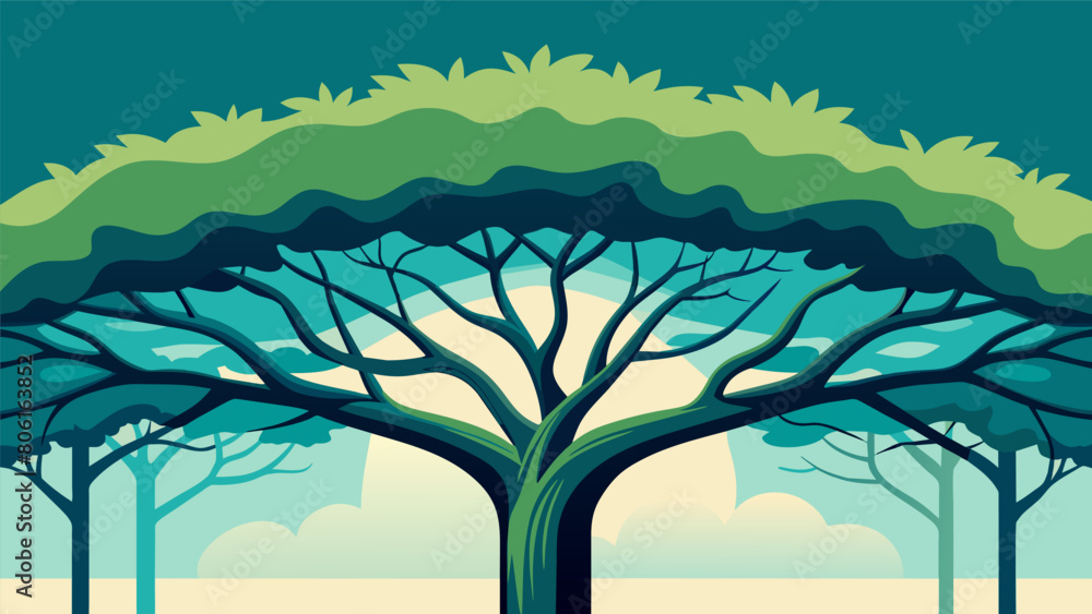 Poster its branches provided a canopy of shade a sanctuary for those seeking contemplation and insight.. ve