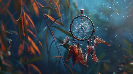 A dream catcher that not only guards against nightmares but weaves dreams into reality