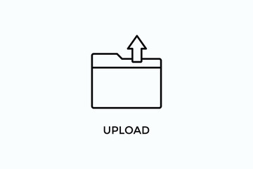 Upload Vector Icon Or Logo Sign Symbol Illustration