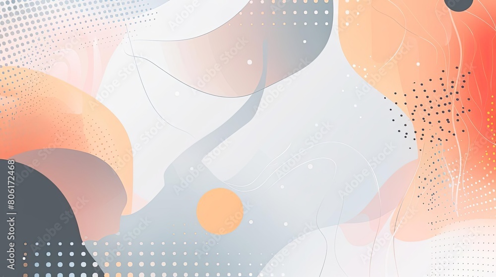 Poster abstract background with minimalist elements and subtle patterns