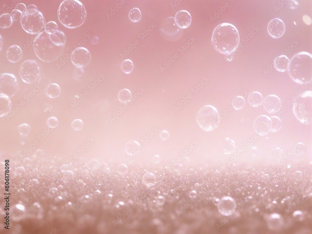 Poster pink bubbles