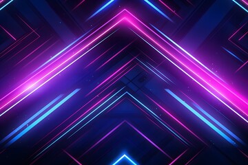 A colorful background with a rainbow of neon lights
